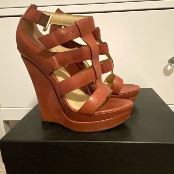 Rachel Zoe Kelsey Vachetya leather wedge - Picture 2 of 4